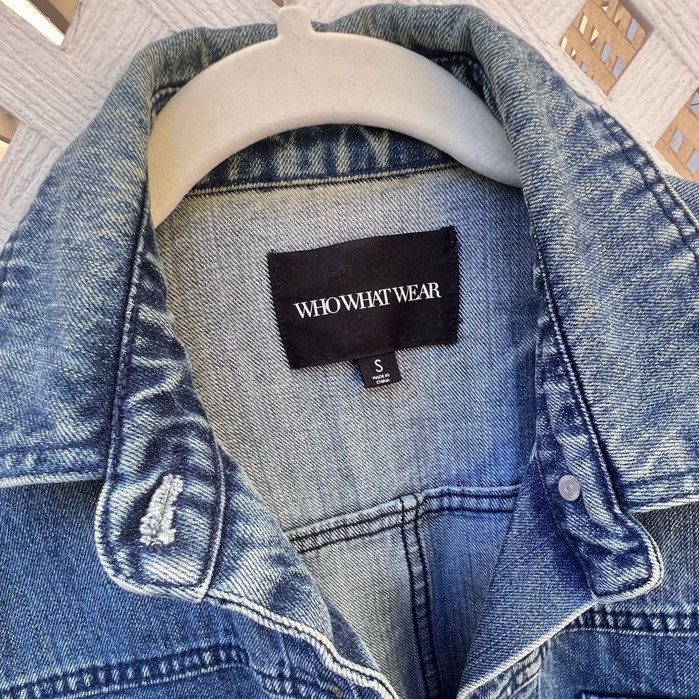 WhoWhatWear x Target Jean Jacket - Picture 2 of 4